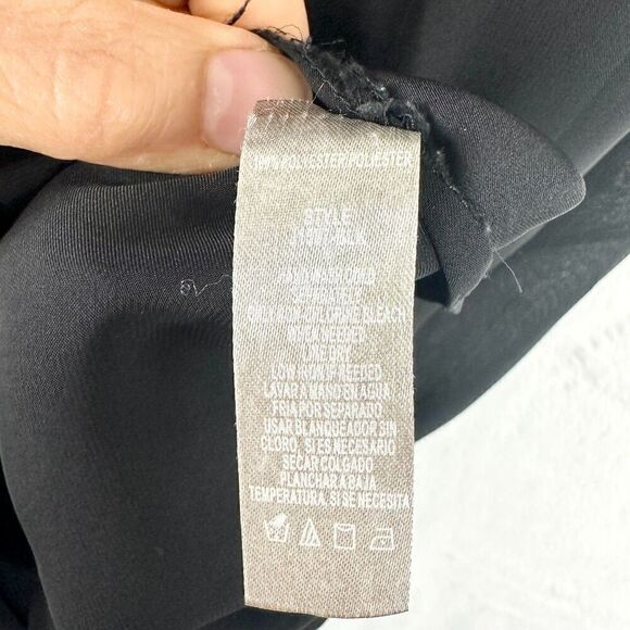 Fynn & Rose Cage Detail Sleeveless Maxi Dress Size 16 Black Chiffon - Picture 8 of 8